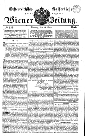 Wiener Zeitung 18410516 Seite: 1