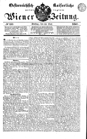 Wiener Zeitung 18410518 Seite: 1