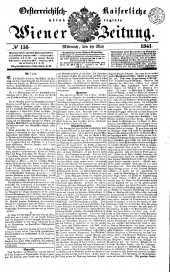 Wiener Zeitung 18410519 Seite: 1