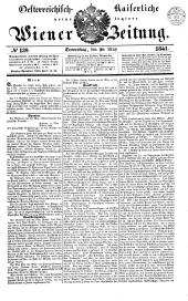 Wiener Zeitung 18410520 Seite: 1