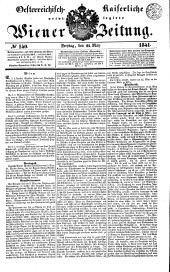 Wiener Zeitung 18410521 Seite: 1