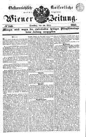 Wiener Zeitung 18410529 Seite: 1