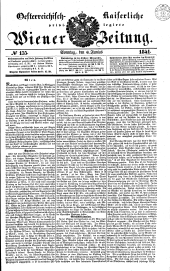 Wiener Zeitung 18410606 Seite: 1