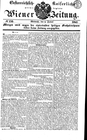 Wiener Zeitung 18410609 Seite: 1