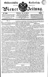 Wiener Zeitung 18410613 Seite: 1