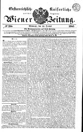 Wiener Zeitung 18410616 Seite: 1