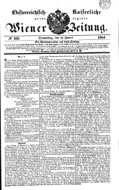 Wiener Zeitung 18410617 Seite: 1