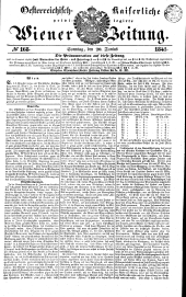 Wiener Zeitung 18410620 Seite: 1