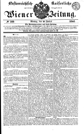 Wiener Zeitung 18410621 Seite: 1