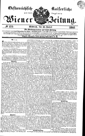 Wiener Zeitung 18410623 Seite: 1