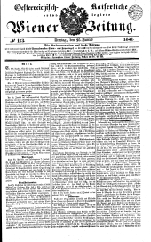 Wiener Zeitung 18410625 Seite: 1