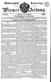 Wiener Zeitung 18410627 Seite: 1