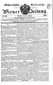 Wiener Zeitung 18410628 Seite: 1