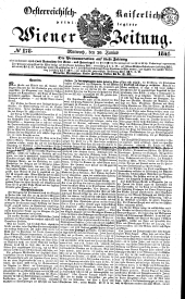 Wiener Zeitung 18410630 Seite: 1