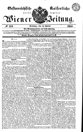 Wiener Zeitung 18410711 Seite: 1