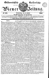 Wiener Zeitung 18410715 Seite: 1