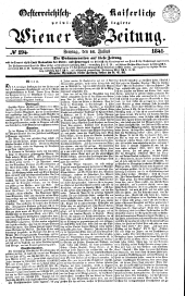 Wiener Zeitung 18410716 Seite: 1