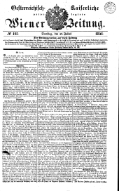 Wiener Zeitung 18410717 Seite: 1