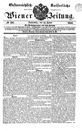 Wiener Zeitung 18410729 Seite: 1