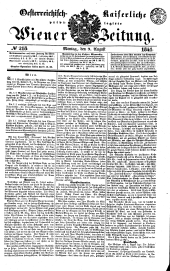 Wiener Zeitung 18410809 Seite: 1