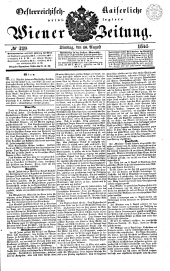 Wiener Zeitung 18410810 Seite: 1