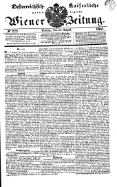 Wiener Zeitung 18410813 Seite: 1