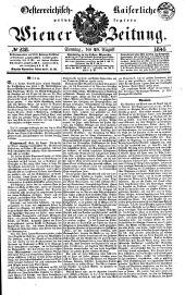 Wiener Zeitung 18410829 Seite: 1