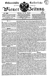 Wiener Zeitung 18410830 Seite: 1