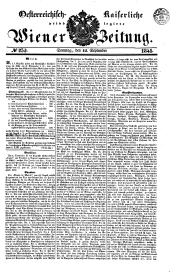 Wiener Zeitung 18410912 Seite: 1