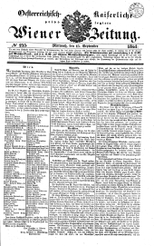 Wiener Zeitung 18410915 Seite: 1