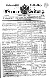 Wiener Zeitung 18411005 Seite: 1