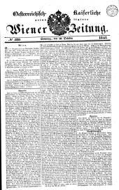 Wiener Zeitung 18411010 Seite: 1