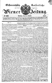 Wiener Zeitung 18411015 Seite: 1