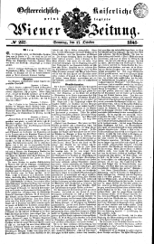 Wiener Zeitung 18411017 Seite: 1