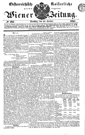 Wiener Zeitung 18411023 Seite: 1