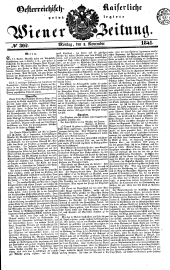 Wiener Zeitung 18411101 Seite: 1