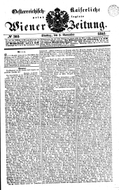 Wiener Zeitung 18411102 Seite: 1