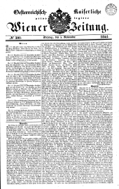 Wiener Zeitung 18411105 Seite: 1