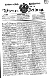 Wiener Zeitung 18411108 Seite: 1