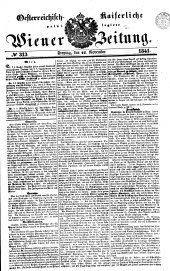 Wiener Zeitung 18411112 Seite: 1