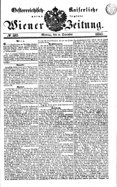 Wiener Zeitung 18411206 Seite: 1