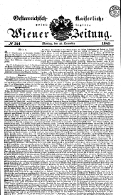 Wiener Zeitung 18411213 Seite: 1