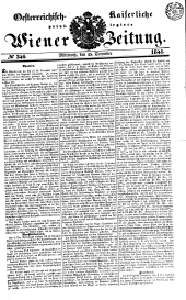 Wiener Zeitung 18411215 Seite: 1