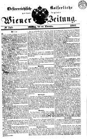 Wiener Zeitung 18411218 Seite: 1