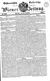 Wiener Zeitung 18411226 Seite: 1