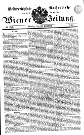 Wiener Zeitung 18411227 Seite: 1