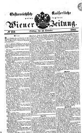 Wiener Zeitung 18411228 Seite: 1