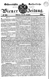 Wiener Zeitung 18411229 Seite: 1