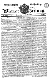 Wiener Zeitung 18411230 Seite: 1