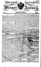 Wiener Zeitung 18420102 Seite: 1